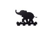 Väggkrok, Elefanter - Svart Mammaelefant