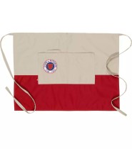 Midjeförkläde Beige/rött - Midjeförkläde Beige/rött