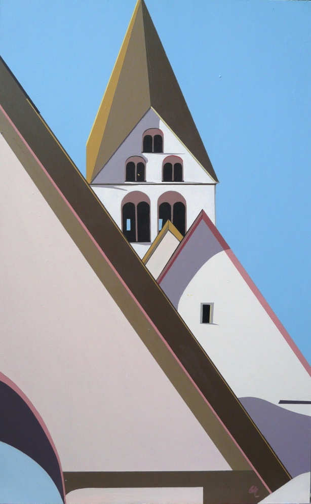 Stemnkyrka kyrka, Gotland. 48x65 cm