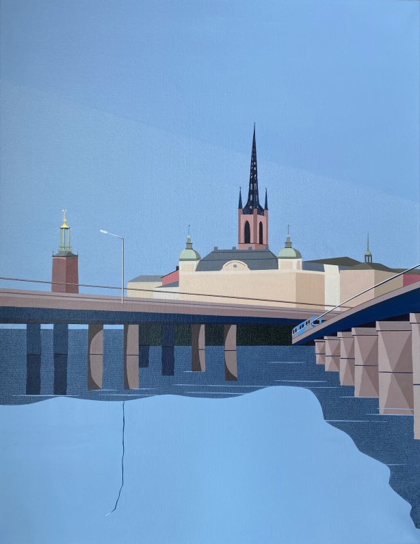 Riddarholmskyrkan, Strockholm. 50x65 cm