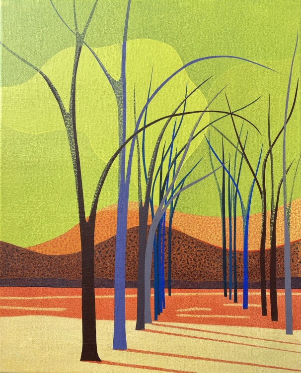 Luxembourgträdgården, Paris. 50x60 cm