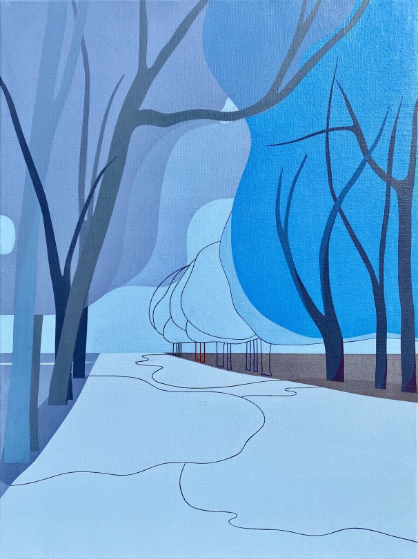 Luxembourgträdgården, Paris. 60x80 cm