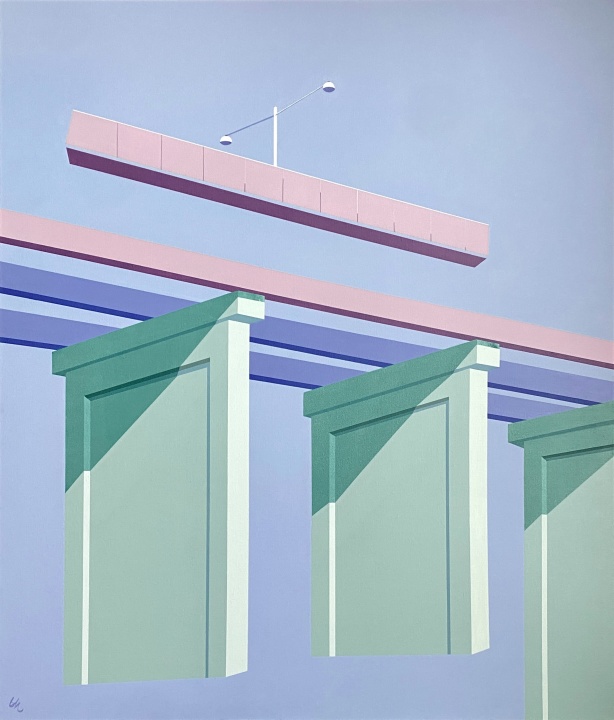 Tranebergsbron, 90x120 cm