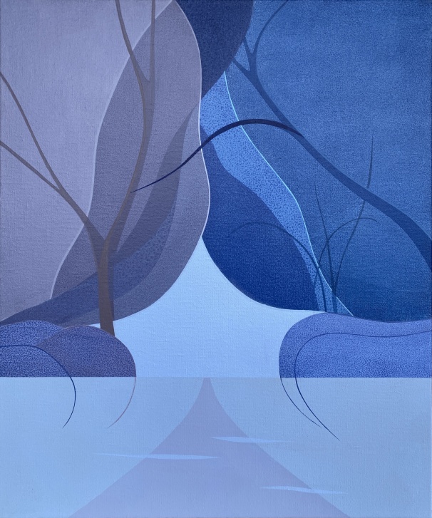 Luxembourgträdgården. 50x60 cm cm.