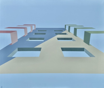 Akryl på duk, 140x120 cm Akryl på duk, 140x120 cm