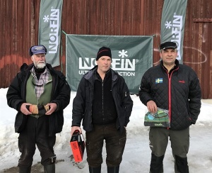 Topptrion på DT13, SFK Ljusnans KM på Kyrksjön: Bernt Forsblom (2a), Ove Pettersson (1a), Thomas Axelsson (3a)