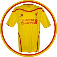 LIVERPOOLs andratröja från 2014 - 2015