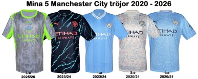 Till MANCHESTER CITY tröjor 2020 - 2026