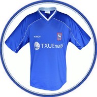 IPSWICH TOWNs förstatröja från 2001 - 2003