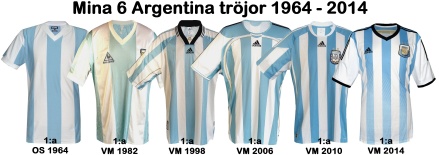 Argentina 6tröjor