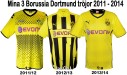 Till Borussia Dortmunds 3 tröjor