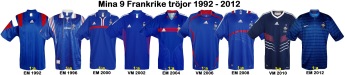 Till Frankrikes 9 tröjor