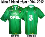 Till mina 2 Irlands-tröjor