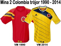 Till mina 2 COLOMBIAtröjor