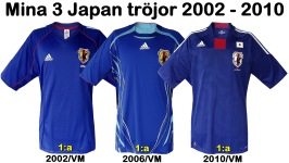 Till mina 3 JAPANtröjor