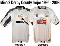 Till mina 2 DERBY COUNTYtröjor