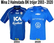 Till mina 2 HALMSTADs BKtröjor