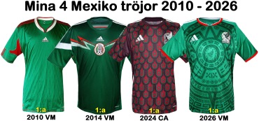 Till mina 4 MEXIKOtröjor