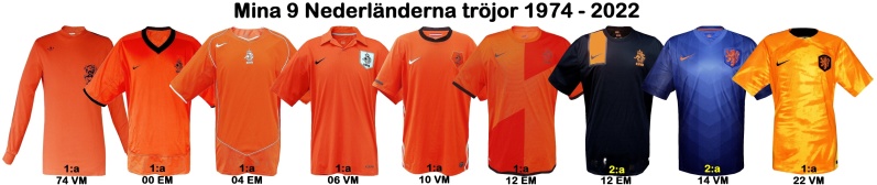 Till mina 9 NEDERLÄNDERNAtröjor