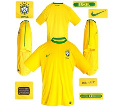 Till BRASILIENs förstatröja i Sydafrika-VM 2010