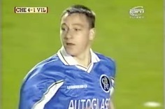 John Terry i sin debut för Chelsea