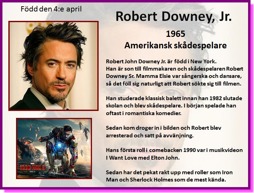 ROBERT DOWNEY JR