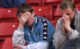 Sorg i Manchester City idag 1998.