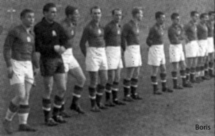 Ungerns lag i matchen mot Polen 1950.