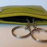 Nyckelplånbok med ringar