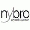 Nybro, Crystal Ink Rose Vas 26x16 cm