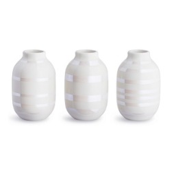 Kähler, Omaggio Vas miniatyr 3-pack pearl
