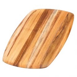 Teakhaus, Skärbräda rundad 25x16x1,4 cm