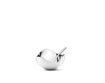 Georg Jensen Bloom Saltskål med sked - Saltkar