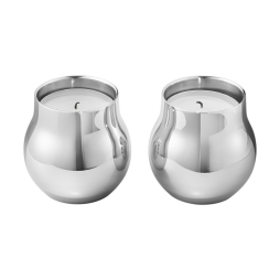 Georg Jensen CAFU, värmeljushållare i rostfritt stål 2st