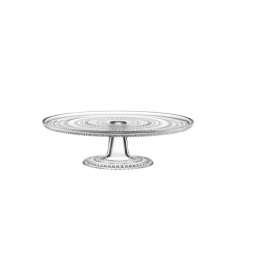 Iittala Kastehelmi Kakfat på fot klarglas 31,5cm