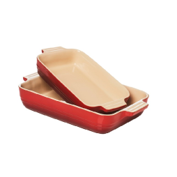 Fatset rekt. 2 delar 26×17,5cm+32x24cm cerise