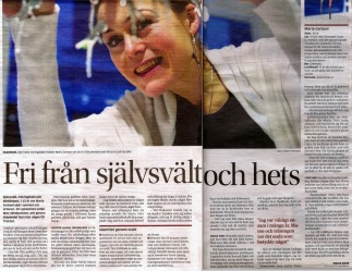 Göteborgs Posten - Smycke - Yoga - Ätstörning - Maria Cerboni