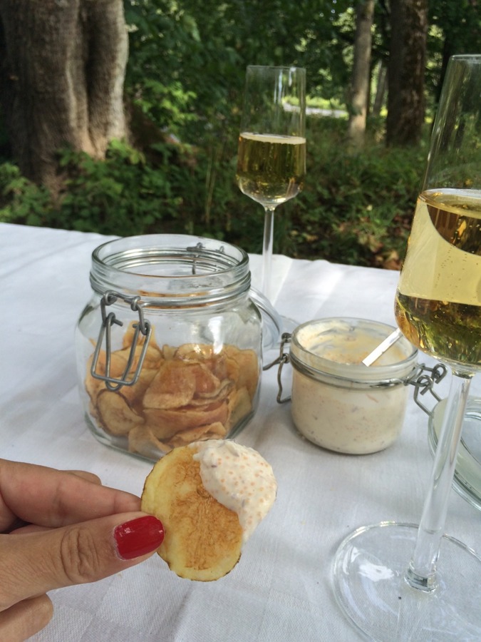Champagne picnick utbränd väggen våga vara rädd Champagne picnick utbränd väggen våga vara rädd