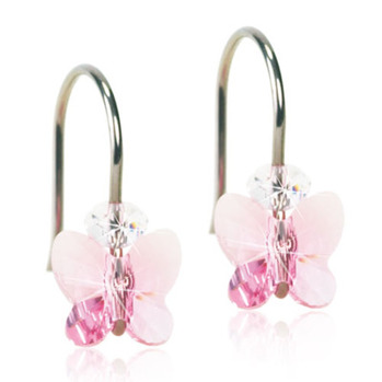 Blomdahl - BUTTERFLY LIGHT ROSE, 8 MM