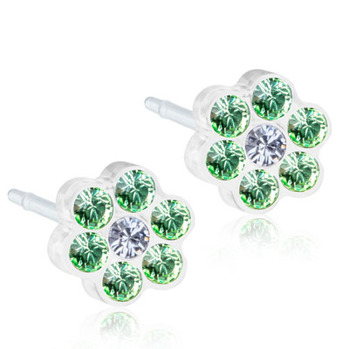 Blomdahl - DAISY PERIDOT/CRYSTAL, 5 MM