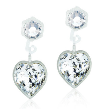 Blomdahls - PENDANT HEART CRYSTAL, 4/6 MM