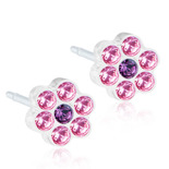 Blomdahl - DAISY LIGHT ROSE/AMETHYST, 5 MM