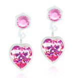 Blomdahl - PENDANT HEART LIGHT ROSE, 4/6 MM