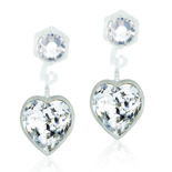 Blomdahls - PENDANT HEART CRYSTAL, 4/6 MM