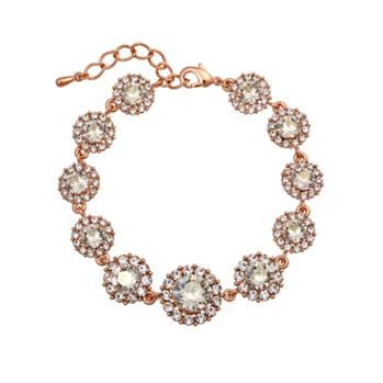 Lily and Rose - Sienna Crystal (rose gold) armband