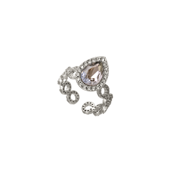 Lily and Rose - Carlotta ring crystal (silvershade)