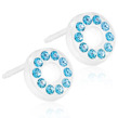 Blomdahl - BRILLIANCE PUCK HOLLOW - Blomdahl - BRILLIANCE PUCK HOLLOW AQUAMARINE, 8 MM