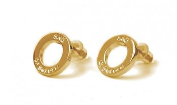 SNÖ - Hege small ear plain gold