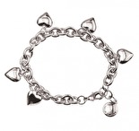 SNÖ - Card charm bracelet plain
