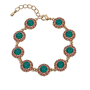 Lily and Rose - Sofia bracelet pink emerald